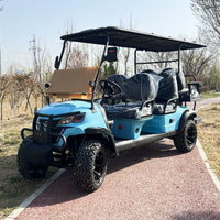 2026 Hot Sale off Road Club 4 6 Seater 60V Car Hunting Cart Golf Car 5000W Electric Golf Cart with Lithium Battery