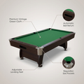 Pool Table 8 Feet Full Optional – Vintage Green