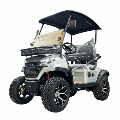 2025 Fast 45KM/H Lithium Battery 2 4 Seats Electric Club Golf Buggy 72V City Golf Scooter Golf Carts 2+2 Seater Golf Cart