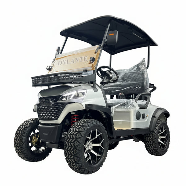 2025 Fast 45KM/H Lithium Battery 2 4 Seats Electric Club Golf Buggy 72V City Golf Scooter Golf Carts 2+2 Seater Golf Cart