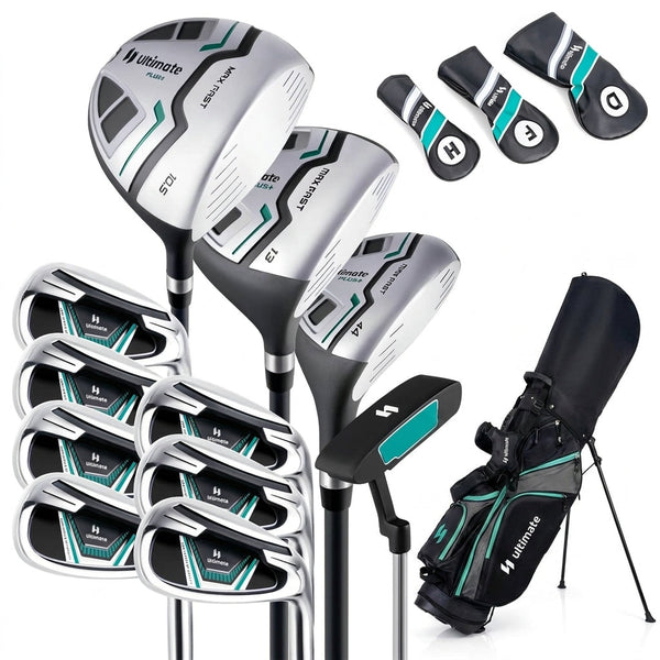 Ultimate Men'S Golf Complete Set with Rain Hood, 13 Pieces, Green